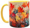 Shopi Zone Tasse en céramique avec motif d'automne, arbre avec feuilles en automne, tasse pour amateurs de fleurs, tasse créative, tasses uniques pour des moments inoubliables