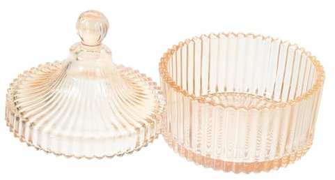 ADOCARN Contenedor De De Baño Frascos De Boticario Con Tapa Soporte Para Bolas De Algodón