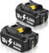 2X 18V 8.0Ah/8000mAh Ersatzakku für Makita BL1860B BL1860 BL1840 BL1830 BL1815 BL1835 BL1860B BL1850B BL1845 BL1850 194205-3 LXT-400 with LED Werkzeugakku