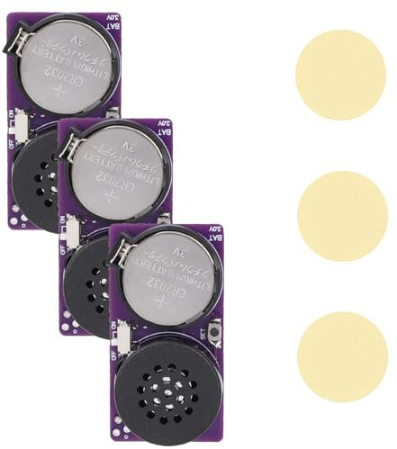 BTFO 3pcs Générateur de Bruits Chèvre Hurlante avec 16 Sons, Farce Sonore Cachée Bip Gênant pour Adultes Enfants Maison École Fête (Violet)