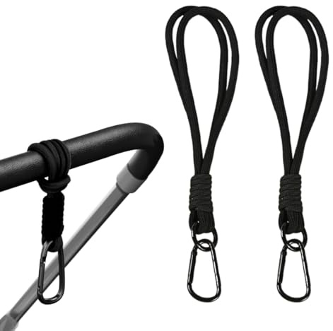 YAYNO 2 Pezzi Di Clip Per Carrozzina Ganci Per Carrozzina Ganci per Passeggino Porta Borse Appendere Borse Shopping Borsa per Passeggino Ganci Per Carrozzina Per Borse