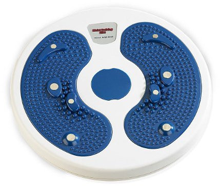 Newgen Medicals Hüfttrainer: Fitness Waist Twisting Disk für die schlanke Taille, Ø 28cm, bis 90kg (Fitness Drehscheibe Übungen, Balance Board, Hüft-Trainer)