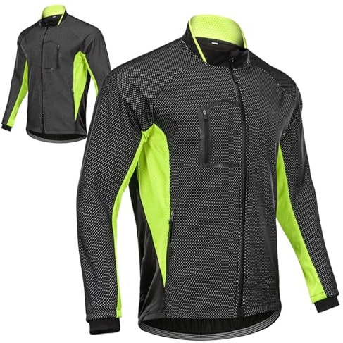 Sport Herrfleece Cykling Ridjackor Cykeltröja Vintervärmerockar Full Zip Up Sweatshirts Utomhus Athletic Fitness Ytterkläder