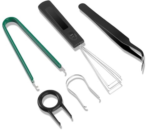 VILITI 5-Piece Keyboard Cleaning Kit: Keycap Puller & Switch Remover, Ideal for Cleaning Mechanical Keyboards, Electronic Devices, Laptops & Phones