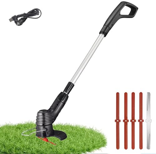 Gr8 Garden Cordless Electric Strimmer Grass Trimmer Portable Wireless Compact Weed Tree Cutter Garden Edger Cutting Power Tool With Battery