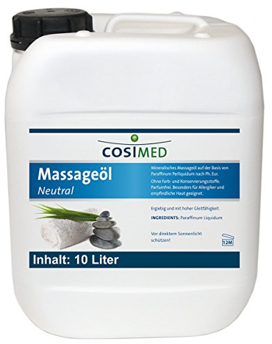 cosiMed Massageöl neutral, 10 l - Frei von Konservierungsmitteln