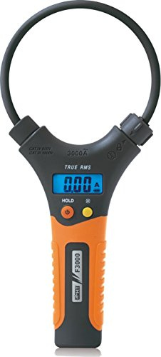 HT-Instruments Stromzange mit Flexiblem Messkopf, 0,1 A bis 3000 A AC, TRMS, CAT IV 600 V, 1 Stück, F3000