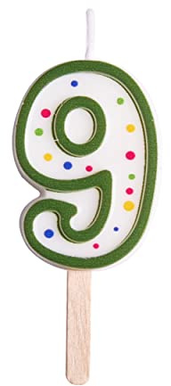 PME - Candela Verde Numero 9 Piccola