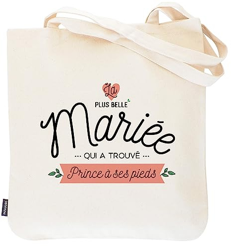 Manahia - Totebag Mariée - Cadeau mariage - Humour