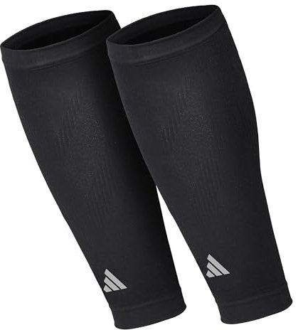 adidas Unisex-Adult Kompressions-Wadenärmel, Schwarz, L/XL