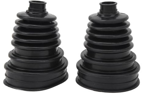 2pcs CV Joint Boot Kit, Universal Flexible Boots for Cars Silicone Cover Replacement Kit Front and Rear Axle Repair Tools Constant Velocity with 4 Stainless Steel Clamps
