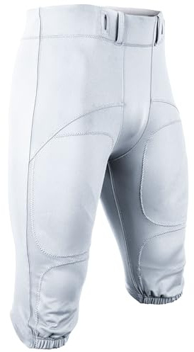 CHAMPRO Herren Conquest Football Pants Hose, Weiss/opulenter Garten, Klein