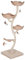 zooplus Kratzbaum Cat´s Flower XXL | 3 Schlafkörbe mit Wendekissen | inkl. Katzenspielzeug | robust und standfest | Höhe: ca. 183 cm