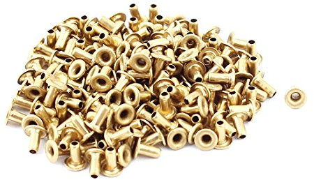 sourcing map 200pcs M1.5x3 Rivet creux passe-câble PCB creux rivets aveugles tubulaires