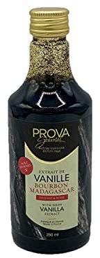 Extrait vanille Bourbon de Madagascar avec graines - Prova Gourmet - bouteille 250ml