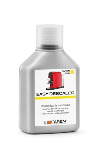 Faren EASY DESCALER, Decalcificante Macchina Caffè, Anticalcare Universale Compatibile con Nespresso, Lavazza A Modo Mio, Dolce Gusto, De'Longhi e Altri Marchi, 500ml