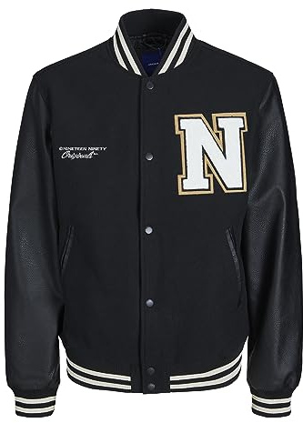 JACK & JONES Veste de Baseball Veste de Baseball Black S Black S