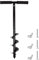 YAYODS Fence Auger Post Hole Digger, 60cm Manual Auger Drill Bit with Non-Slip Handle, Adjustable Length Steel Post Hole Auger, Earth Auger for Planting Bulbs Seedling and Garden Post Holder