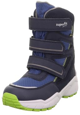 Superfit Culusuk 2.0 - Stivali da neve Gore-Tex con imbottitura calda, colore: Blu/Verde chiaro 8020, 36 EU, Blu Verde Chiaro 8020, 36 EU Larga