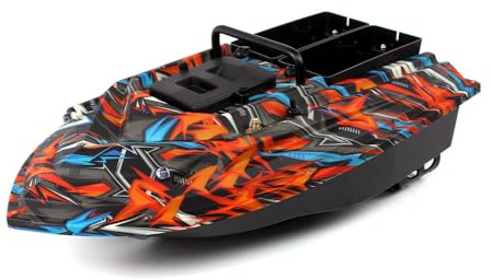Torcster Baitster Futterboot Köderboot Karpfenangeln RTR inkl. Akku, Ladegerät Wireless LED Licht für Seen, Flüsse (mit GPS)