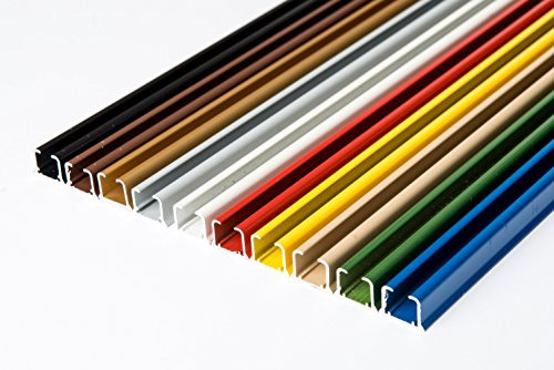 Rollmayer glänzend einläufig Gardinenschiene aus Aluminium (Weiß Gardinenschiene mit Faltenlegehaken, 200cm) Deckenbefestigung mit SMART-KLICK Montage, Innenlaufschiene für Vorhänge