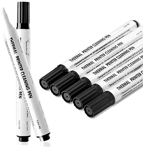 Thermal Printer Printhead Cleaning Pen - ZHYIN Thermal Pen Cleaner Printhead Cleaning Kit, Print Head Cleaning Pen for Card Printer Thermal Printer (20PCS)