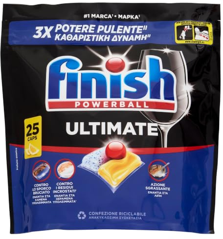 Finish Powerball Ultimate - all in 1 - citron 25 caps