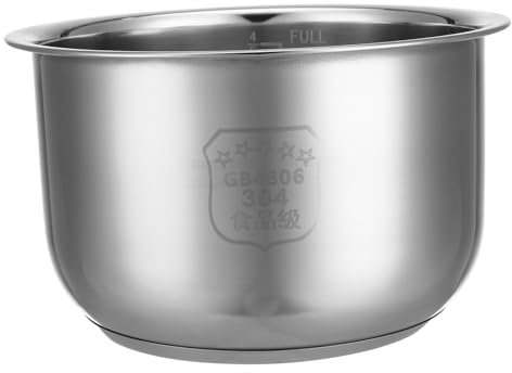 Alipis Rice Cooker Inner Pot Rice Cooker Replacement Pot Stainless Steel Ready-to-Eat Inner Non-Stick ()