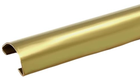 Serenitison Halbrunde Kabelführungen,1m Lang*2 Kabelbrücke,Edelstahl Kabelschacht,für Wände Böden im Innen und Außenbereich,Kabelkanal Selbstklebender,Kabel Organisieren,Verstecken und Schützen