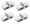 Dusch-Glastürscharniere, verstellbare Zinklegierung, 180 Grad, Glastür-Clip, Scharniere für 5–8 mm Glas, ohne Bohren, 54 x 24 x 15 mm, 4 Stück
