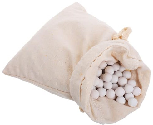 TOPPERFUN Pesas De Gres Cerámico Natural 500g Para Hornear Cortezas Crujientes Reutilizables Accesorios De Horneado Para Pan, Tartas y Pizzas Bolsa De Tela Para Uso Doméstico