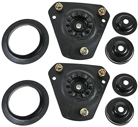 TRQ Front Upper Strut Mounts w/ Bearings Pair Set for Buick Chevy Pontiac Saturn