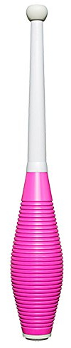 Henrys Pirouette Grip Training Juggling Club (1) Single Juggling Club (Pink/White)