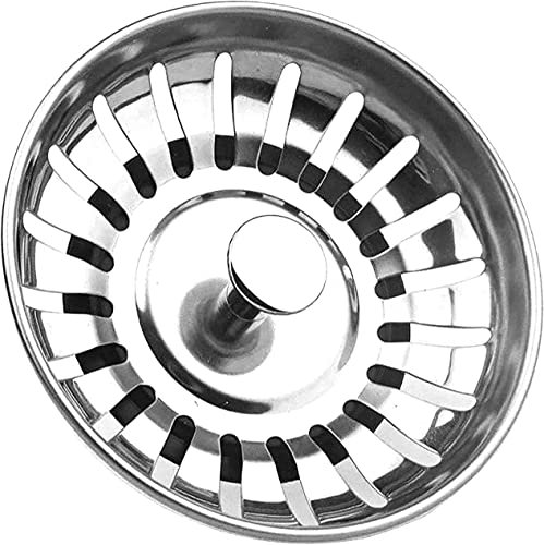 Stainless Steel Kitchen Sink Strainer, Hole Diameter 78mm Waste Plug