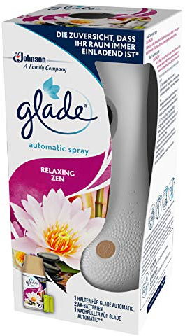 Glade (Brise) Automatic Spray, Raumduft, Halter inkl. 1 Nachfüller, Relaxing Zen, 2er Pack (2 x 269 ml)