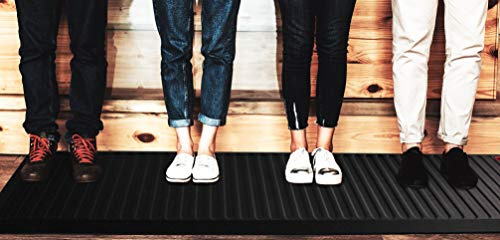 Floortex AFS-Tex 6000x Anti-Ermüdungsmatte, rechteckig, 23 x 67 cm, Mitternachtsschwarz