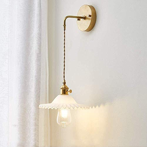 NZDY Bracket Light Minimalist Style Metal Bracket Lighting Led Wall Lamp Bedroom Lamp, Adjustable Beam Angle, for Corridor Living Room Bedroom Garden, Lighting Bed Head Home Decoration Lamp Sta,B Wh