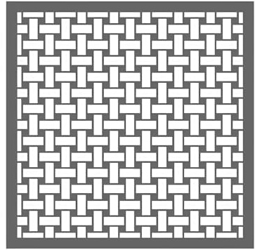 Basketwave Pattern Stencil, Basket Wave Stencil, Cookie Stencil, Airbrush Stencil, Reusable Stencil, Geometric Design for DIY Projects
