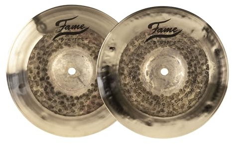 Fame Pure Hybridual HiHat 8, Hochwertige HiHat-Becken, Einzigartiger Hybrid-Sound, Vielseitig für verschiedene Drumming-Stile, Langlebig und präzise verarbeitet, Ideal für Profis und Anfänger