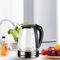 Bonnlo Glas Wasserkocher 2000W|Temperatureinstellung|LED Beleuchtung|automatische Abschaltung|elektronischer Griff|360°drehbarer Sockel, 1,8L
