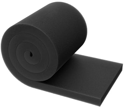 Pawfly Esponja filtrante para acuarios, Esponja filtrante en Rollo para filtración de Agua en acuarios, estanques, hidroponía,182 cm L x 30 cm W