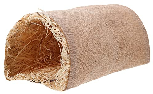 WEKAMOS Nido Caldo Per Criceti e Casa Calda Per Piccoli Animali, Tunnel Giocattolo Leggero e Portatile, Grotta Calda Per Nascondiglio e Riposo Invernale