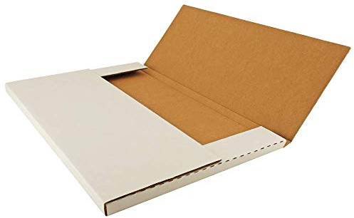 11x17 Cardboard Mailing Boxes 4 Pack for Tabloid Documents, Posters, Comic Books, Pressboard Folders, Binders, Envelopes, and Paper – Flat Mailers for Shipping or Storage or Picture Frame Boxes