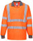 Portwest S277 Comfortable Reflective Hi-Vis Polo Shirt L/S Orange, Large