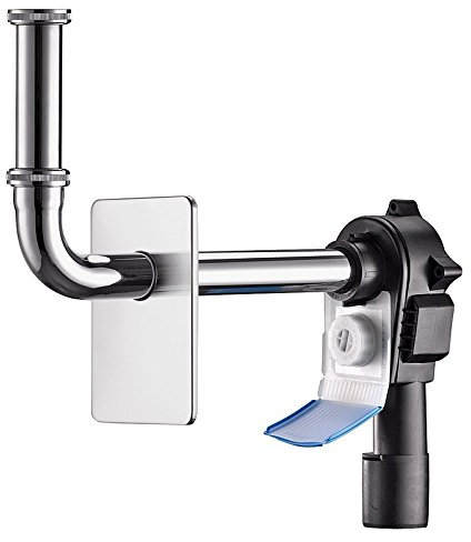 PE-Raumspar-Wandeinbau-Siphon OHA 3500- Reinigungs- öffnung- Ablaufrutsche- DN 32