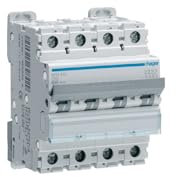 disjoncteur hager - 4 pôles - 10a - 6ka - courbe c - vis / vis