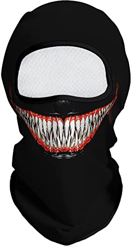 Eikuni Cagoule pour homme et femme - Cagoule fantôme en forme de tête de mort légère pour ski, moto, Halloween, cyclisme, équitation, chasse, pêche
