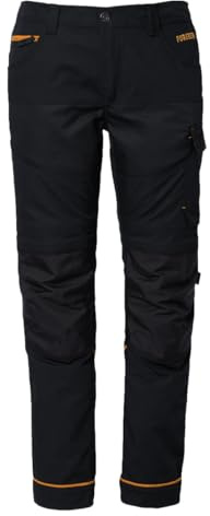 FORSBERG Lutsman Arbeitshose mit elastischen Stretchzonen, robuste Handwerkerhose mit Nylon Stretch, Farbe:schwarz, Größe:52