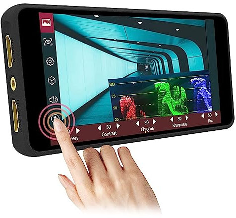 Pt5 Camera Monitor, 5 Full Touch Screen Monitor, Dslr Live Monitor, Full Lamination, Fhd, 1920x1080, 4k Hdmi, Lut Input