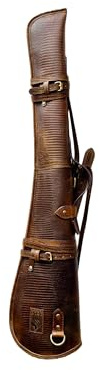 ZOLO LEATHERS Funda de cuero hecha a mano para rifle de longitud de cañón de 18 a 23 pulgadas, funda de rifle para escopetas occidentales de acción de palanca, funda de rifle para Winchester y Henry